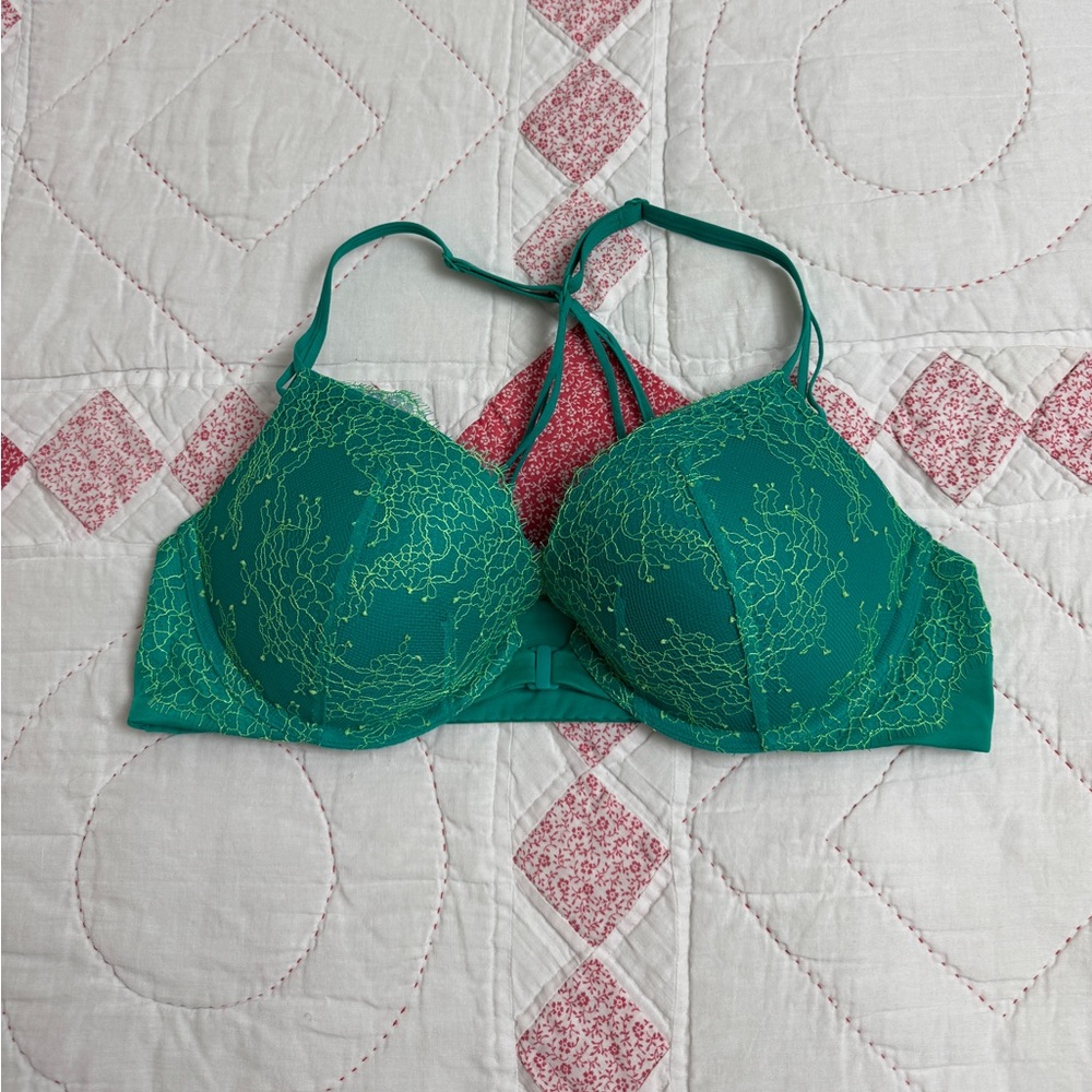 Victoria’s Secret Very Sexy Push Up Bra Size 36C Strappy Crisscross Back - Picture 8 of 12
